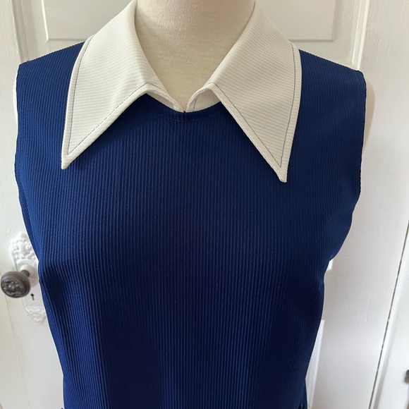 MOD navy, white and red collared dress - Picture 5 of 5